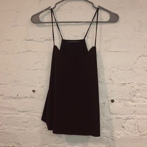 Brandy Melville maroon/ wine tank top
